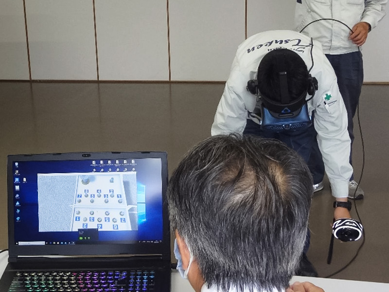 安全研修(危険体感研修(VR))